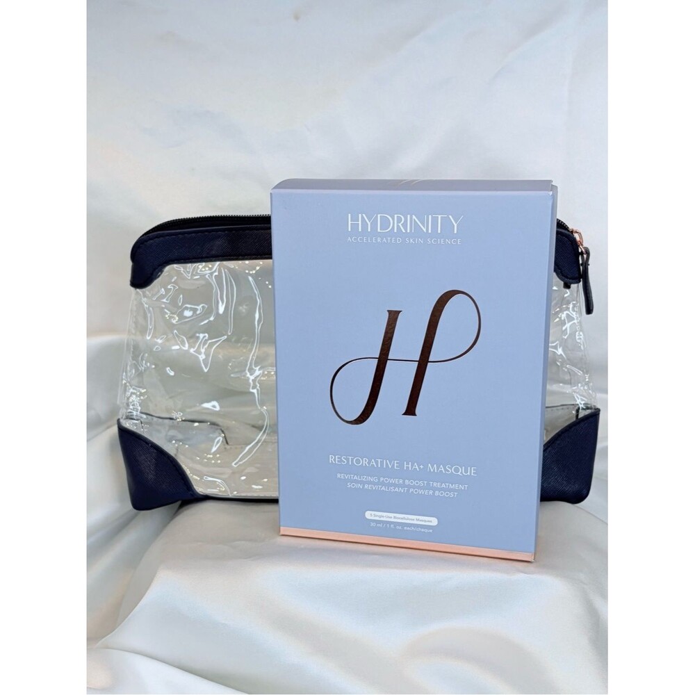 💙 Hydrinity Restorative HA+ Sheet Mask Set | $160 Val + FREE Travel Bag! ✨ - Picture 2 of 9